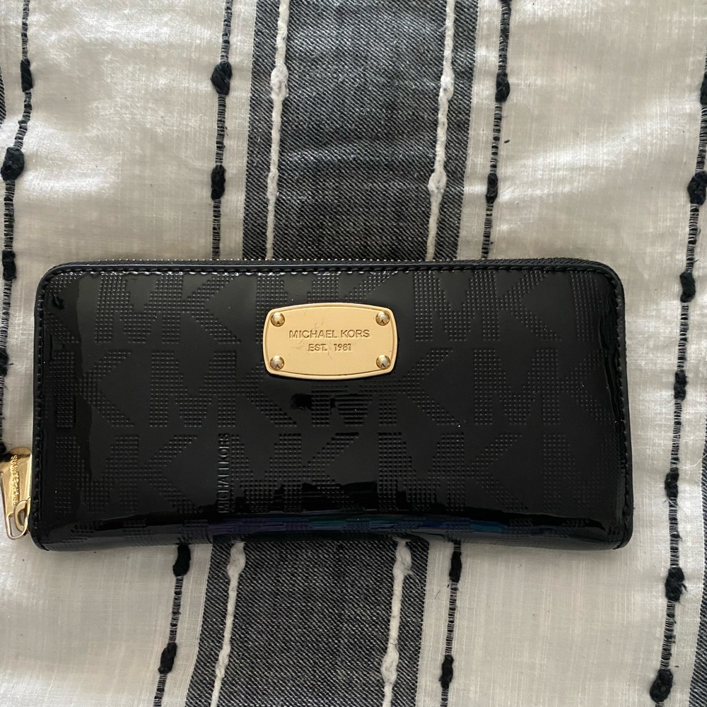 Michael Kors Patent Leather Wallet